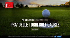 Desktop Screenshot of golfcaorle.it